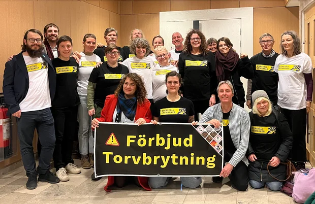 Grupp av aktivister efter domen
