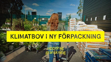 Titelbild av dokumentären "Klimatbov i ny förpackning"